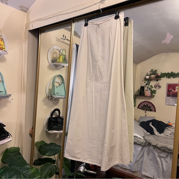 90s vintage parachute utility a-line skirt - Picture 3 of 5